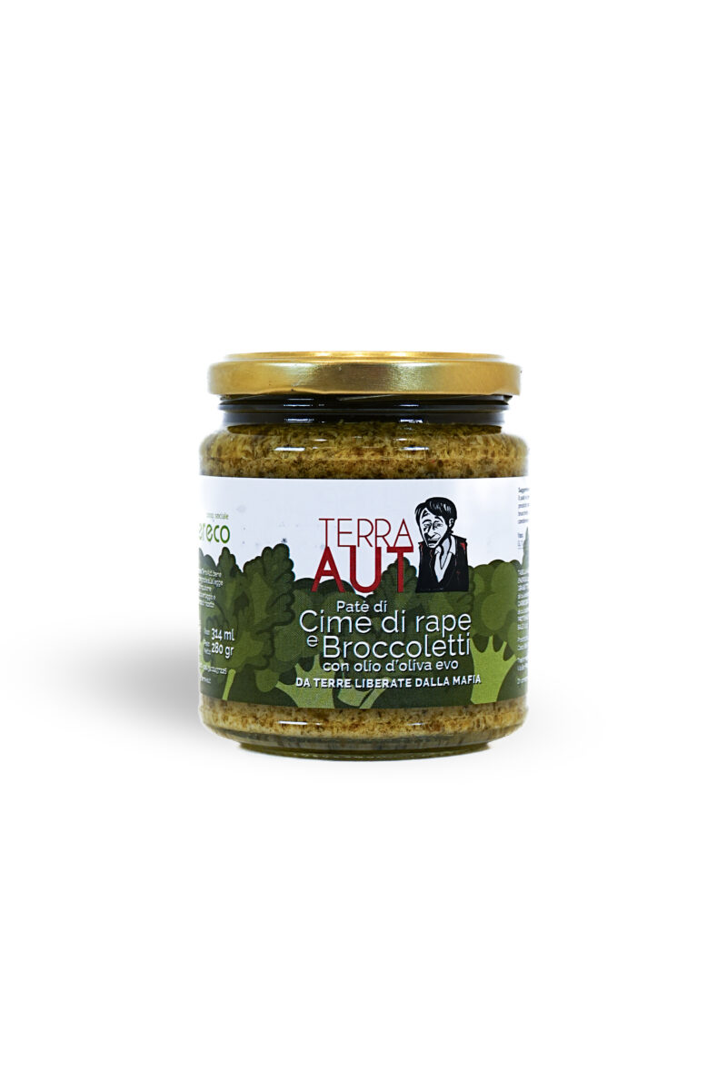 Patè di cime di rape e broccoletti Altereco in olio di oliva 280 gr