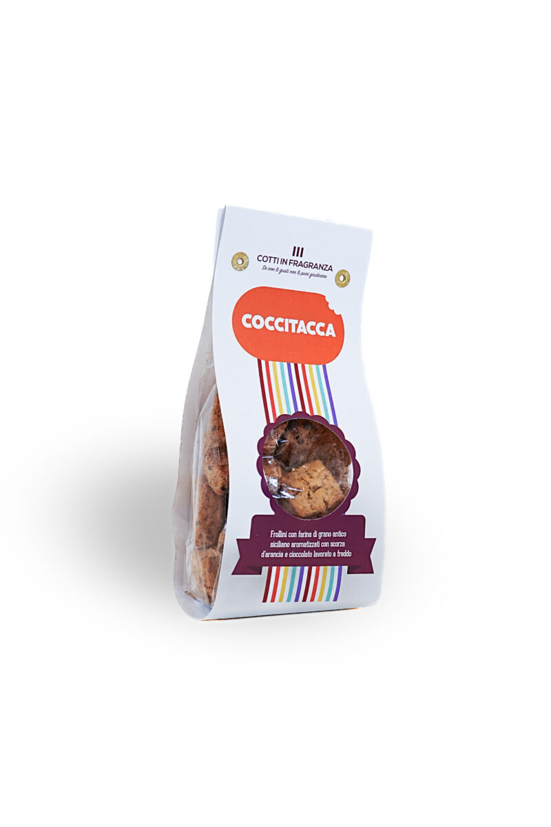 Coccitacca frollino con con cioccolato e scorza d'arancia